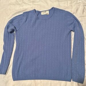 Blue cashmalon sweater size medium